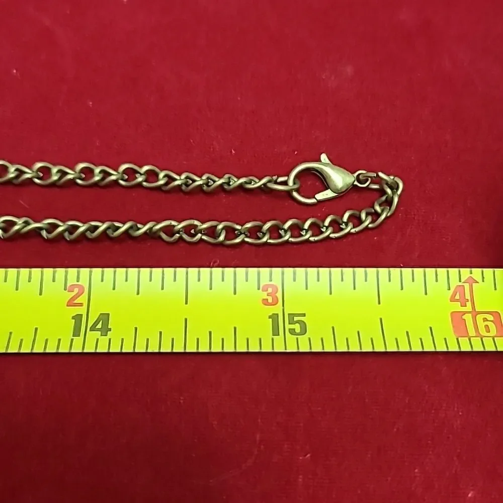 Dad Pocket Watch Antique Bronze Quartz Chain Father’s Day Gift Vintage Style